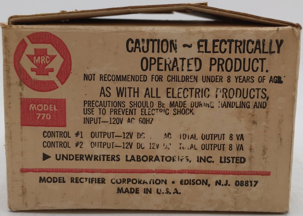 MRC 770 HO Dualpack Train Control EX/Box