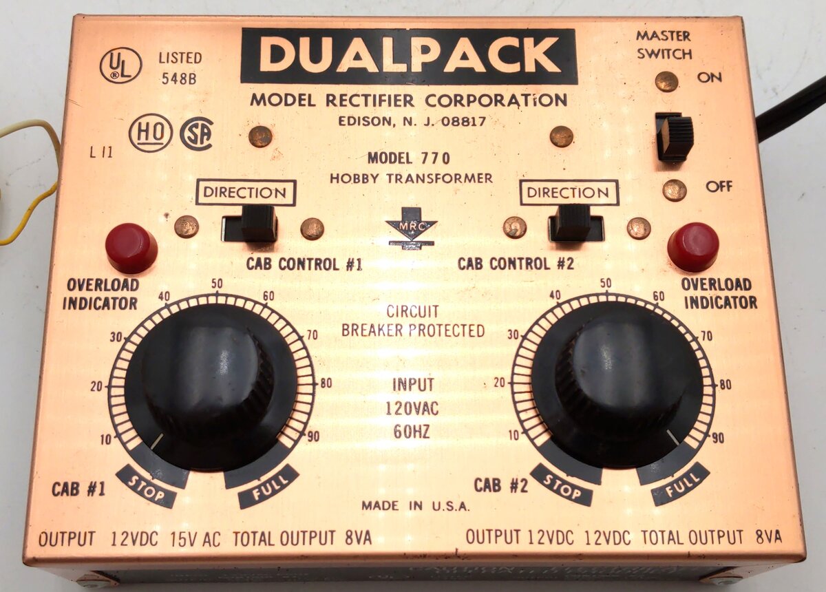 MRC 770 HO Dualpack Train Control EX/Box