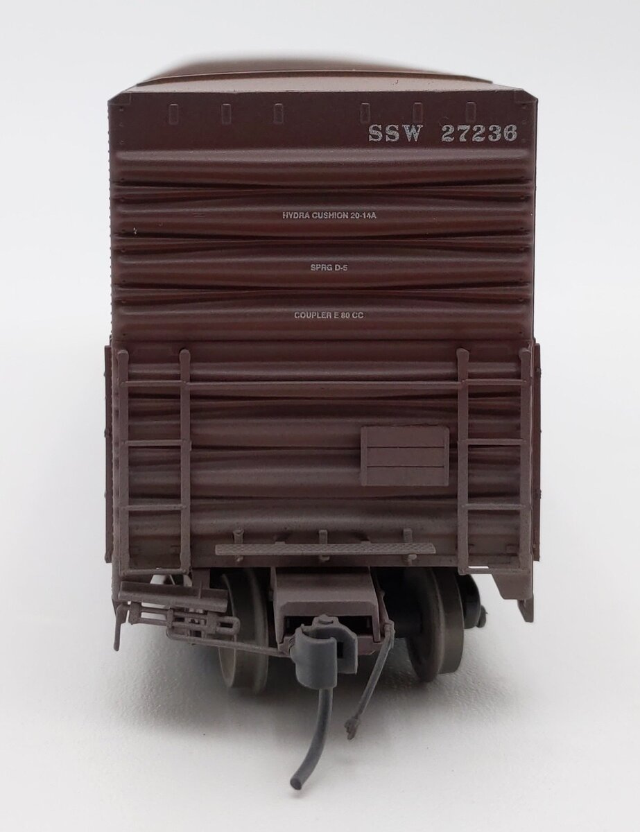 Athearn G4379-2 HO Scale Weathered SSW Cotton Belt 50' Box Car #27236 EX