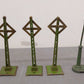 Lionel Vintage O Signs, Crossings, & Gateman: 152, 68, 58, 69, 45 [9] VG