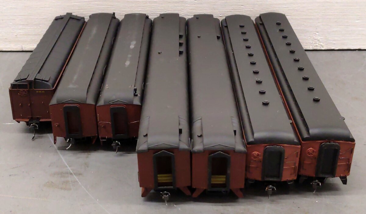 Assorted HO Scale Pennsylvania Railroad Passenger and Freight Cars [7] EX