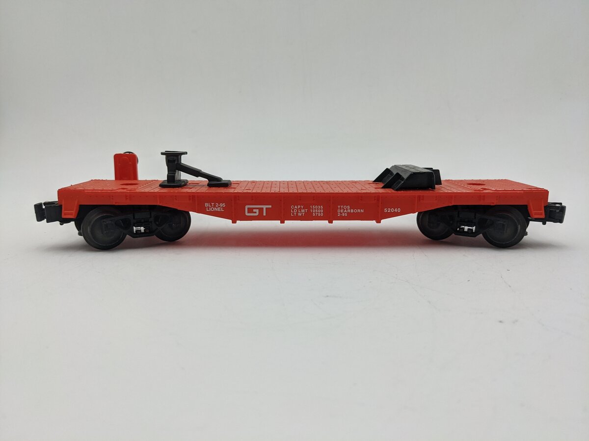 Lionel 6-52040 O Gauge TTOS Grand Trunk Flatcar without Trailer EX