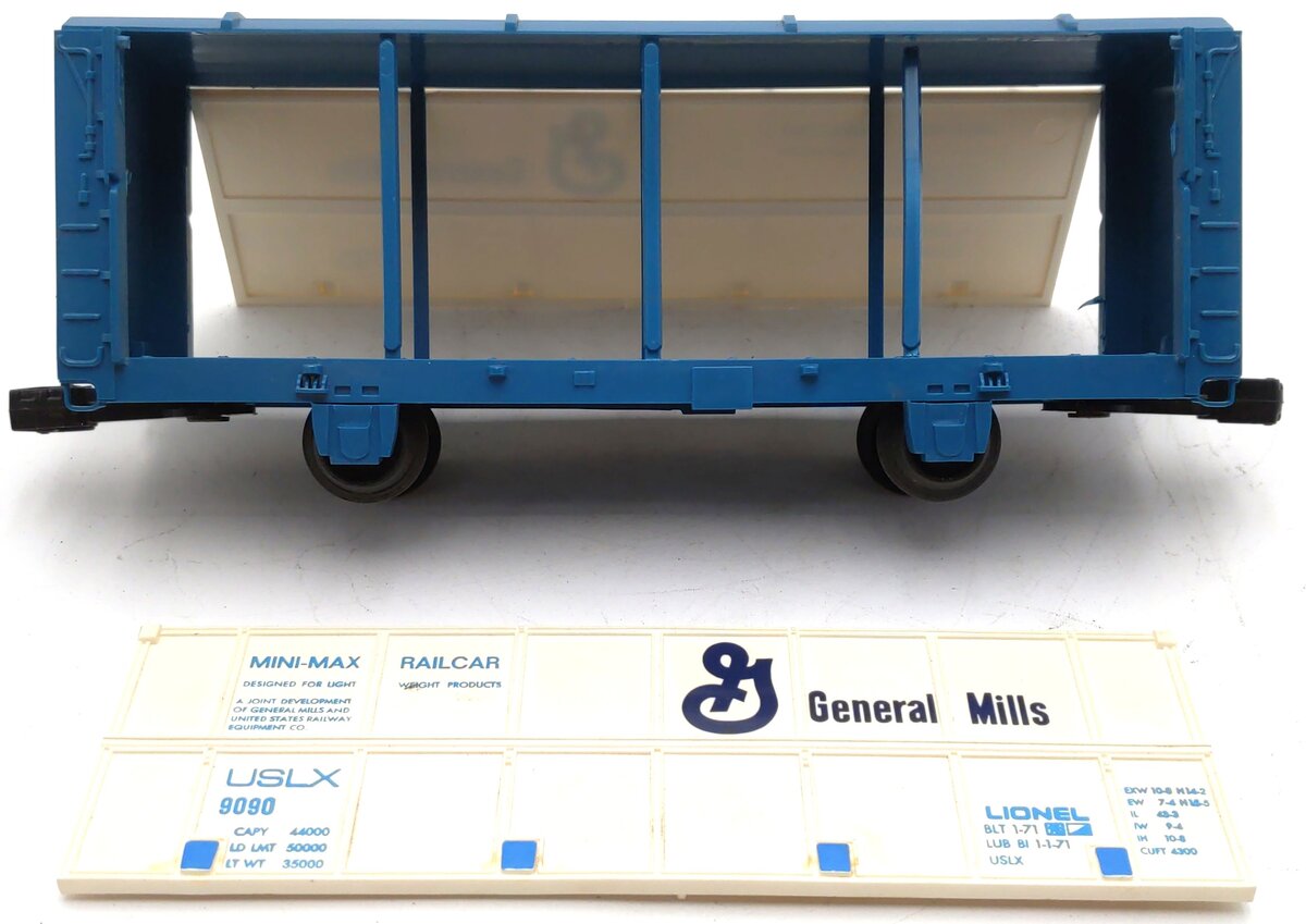 Lionel 6-9090 O Gauge General Mills Boxcar #9090 VG