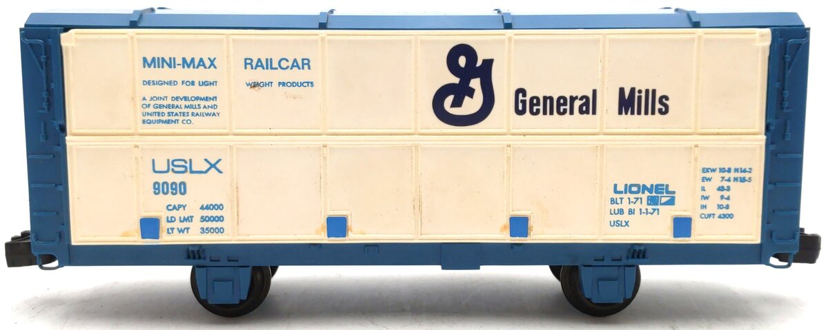 Lionel 6-9090 O Gauge General Mills Boxcar #9090 VG