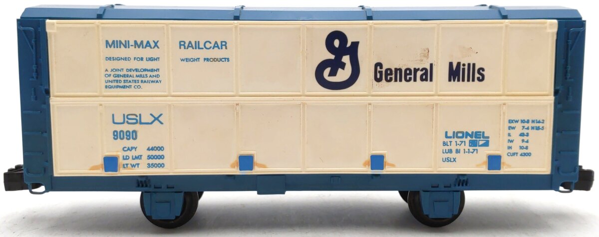 Lionel 6-9090 O Gauge General Mills Boxcar #9090 VG