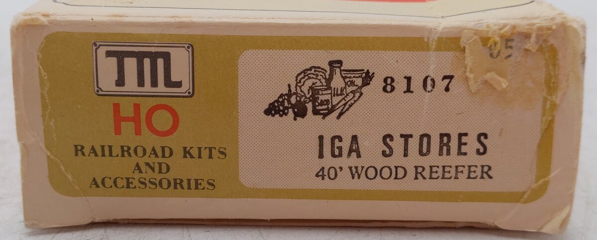 Train Miniature 8107 HO Scale URTX Refrigerator Freight Car #92218/Box