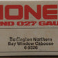 Lionel 6-9326 O Gauge Burlington Northern Bay Window Caboose LN/Box