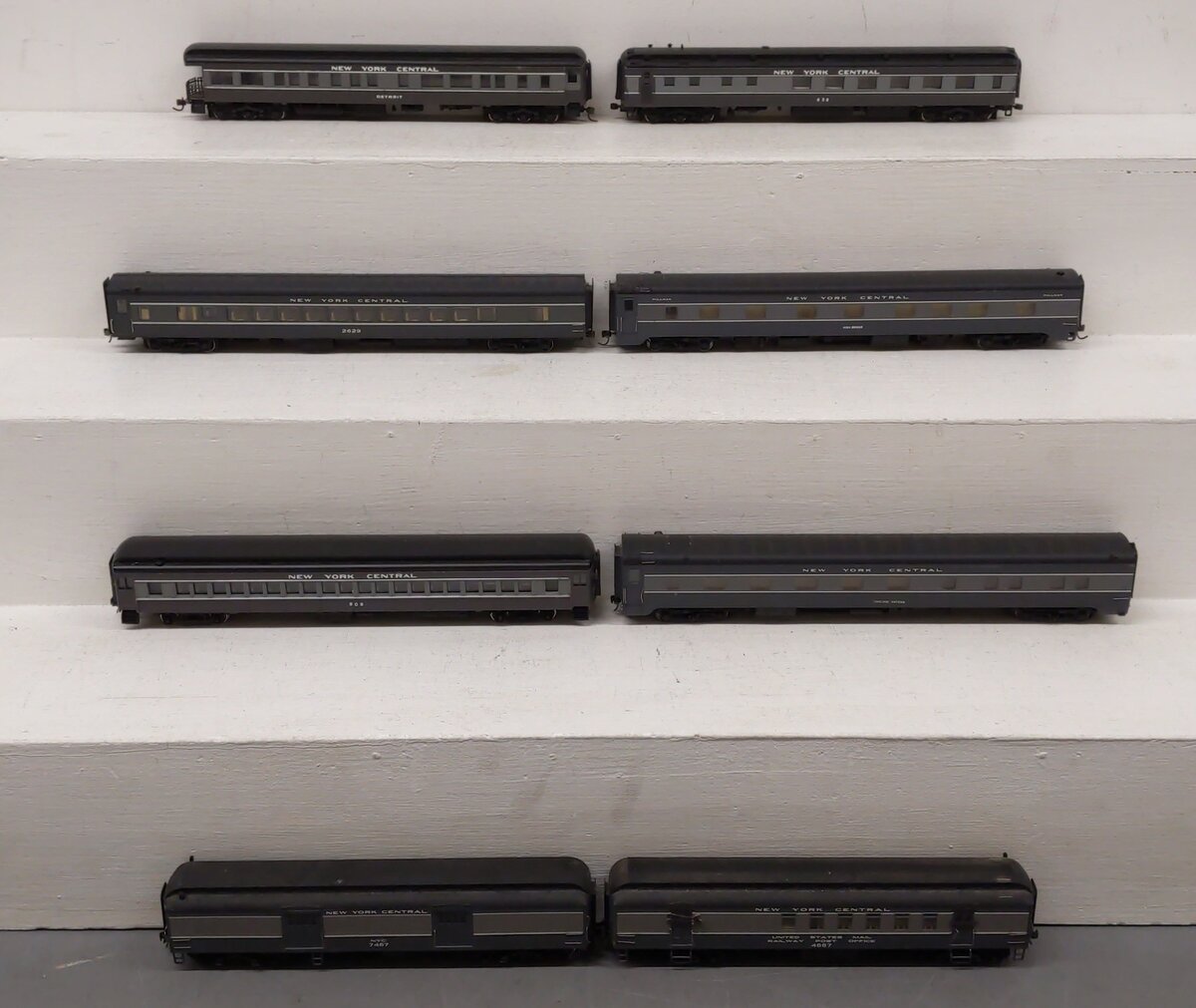 Assorted HO Scale New York Central Passenger Cars [8] VG