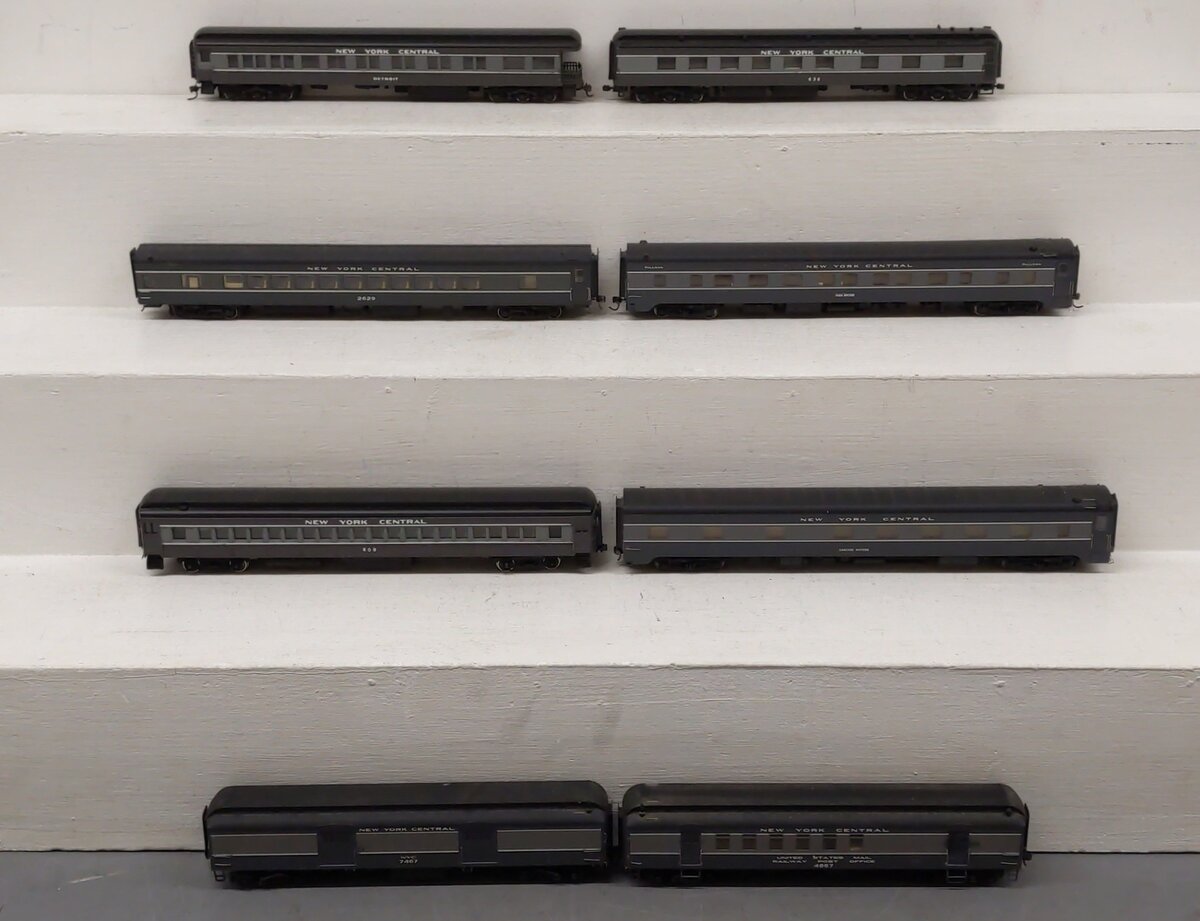 Assorted HO Scale New York Central Passenger Cars [8] VG