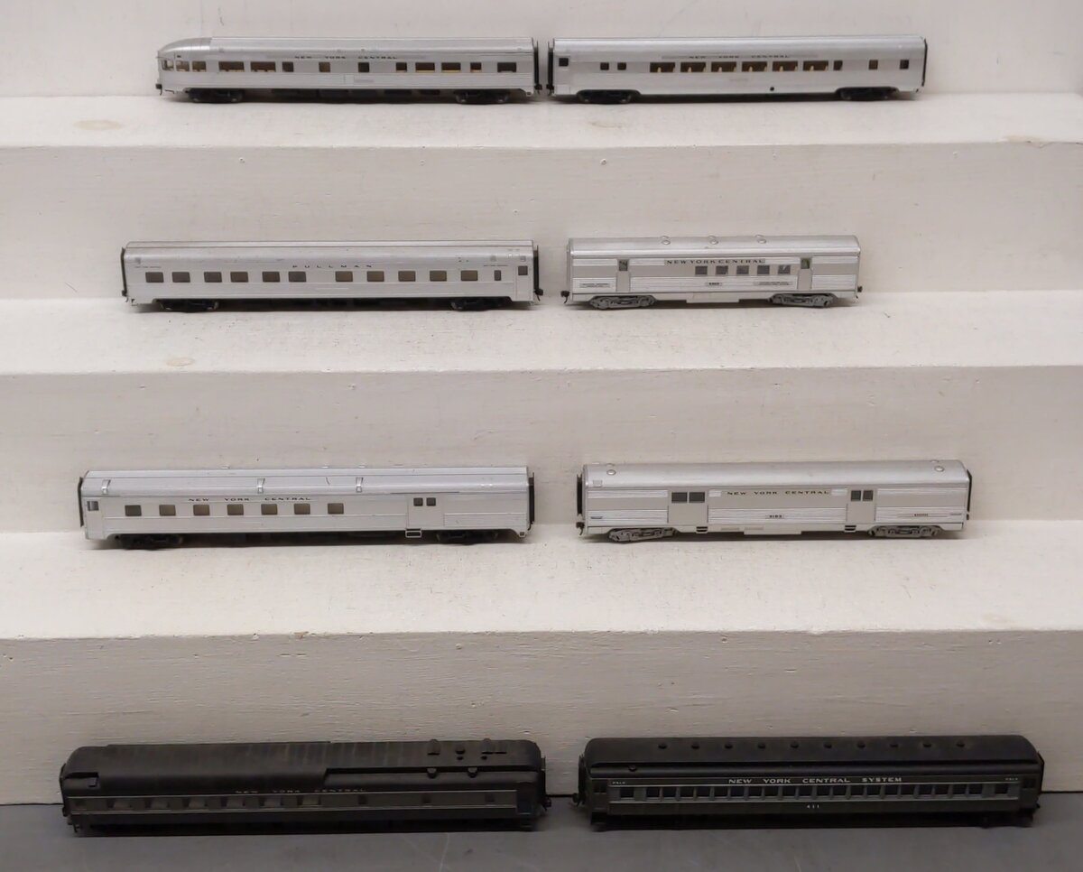 Assorted HO Scale New York Central Passenger Cars [8] VG