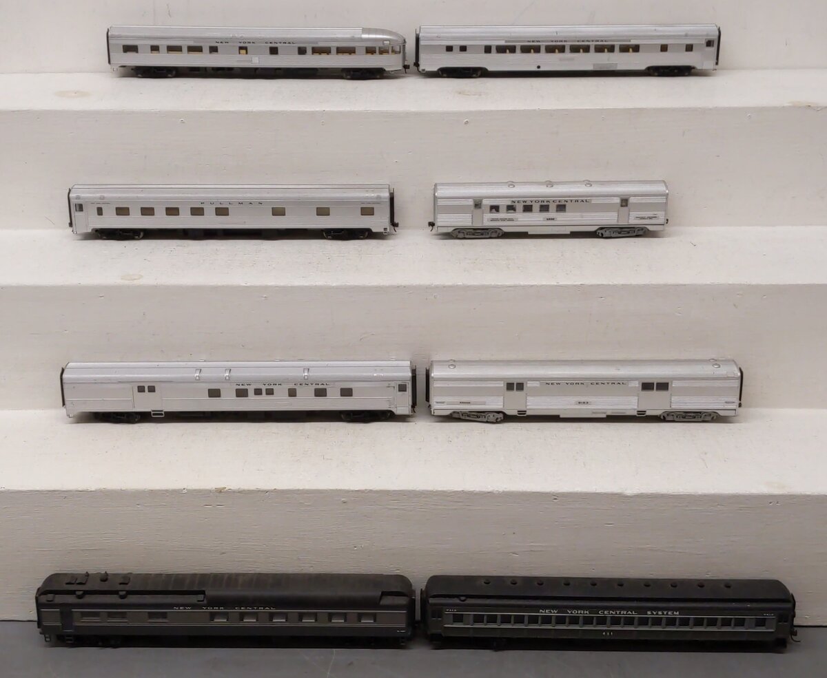 Assorted HO Scale New York Central Passenger Cars [8] VG