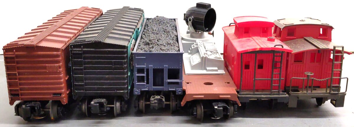Lionel & Atlas O Gauge Assorted Freight Cars [6] VG