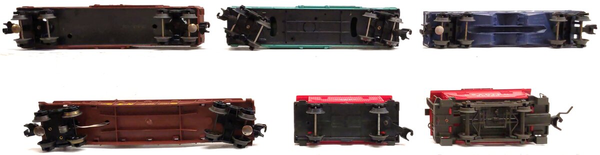 Lionel & Atlas O Gauge Assorted Freight Cars [6] VG