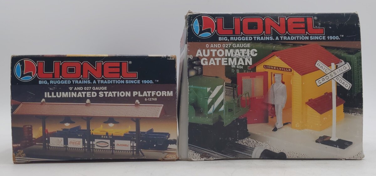 Lionel O Gauge Accessories: 6-12748, 6-12713 [2] EX/Box