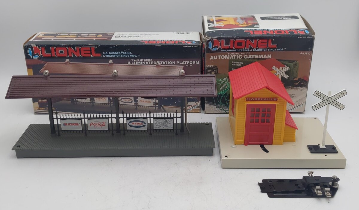 Lionel O Gauge Accessories: 6-12748, 6-12713 [2] EX/Box