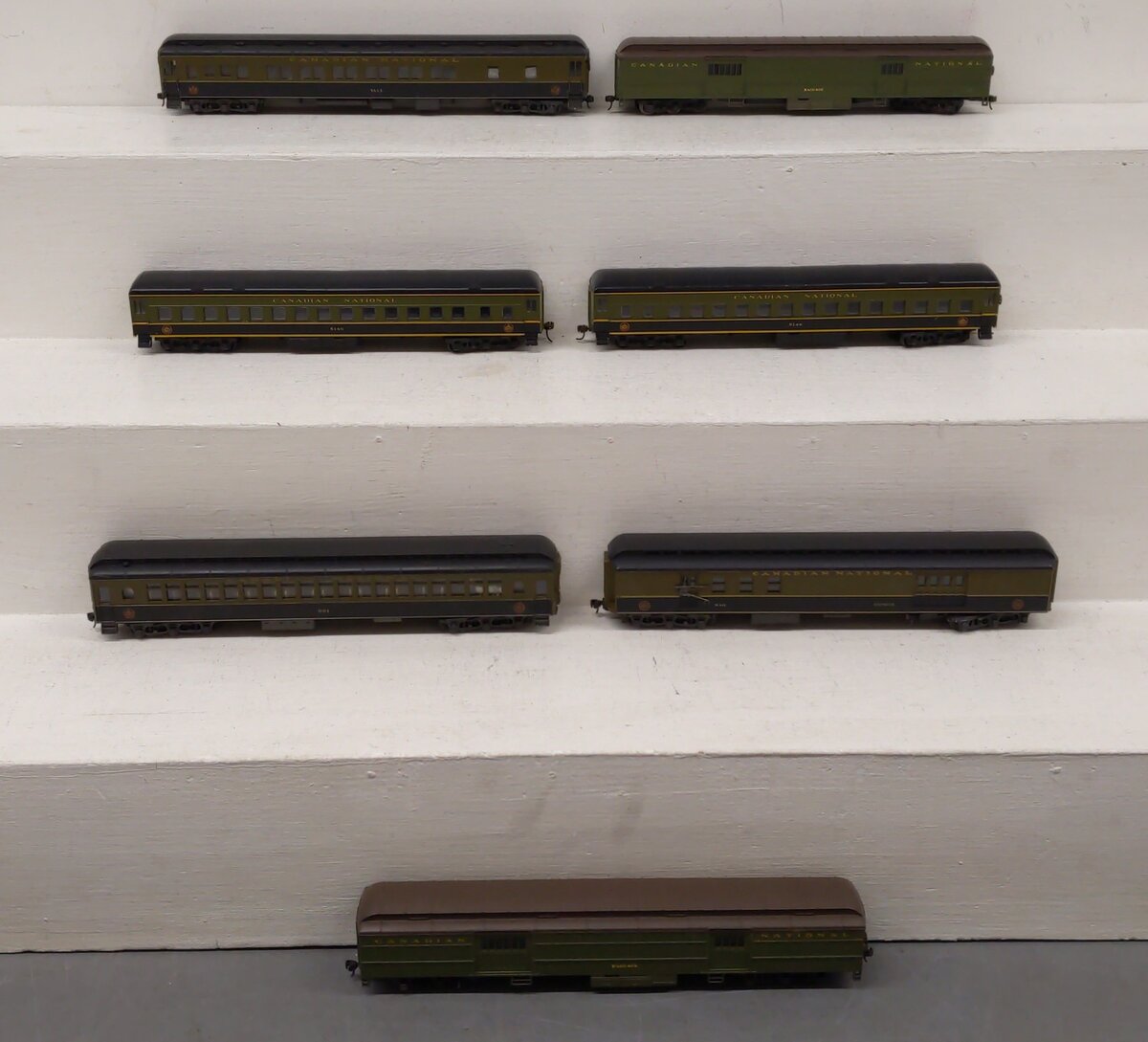 Assorted HO Scale Canadian National Passenger Cars [7] VG
