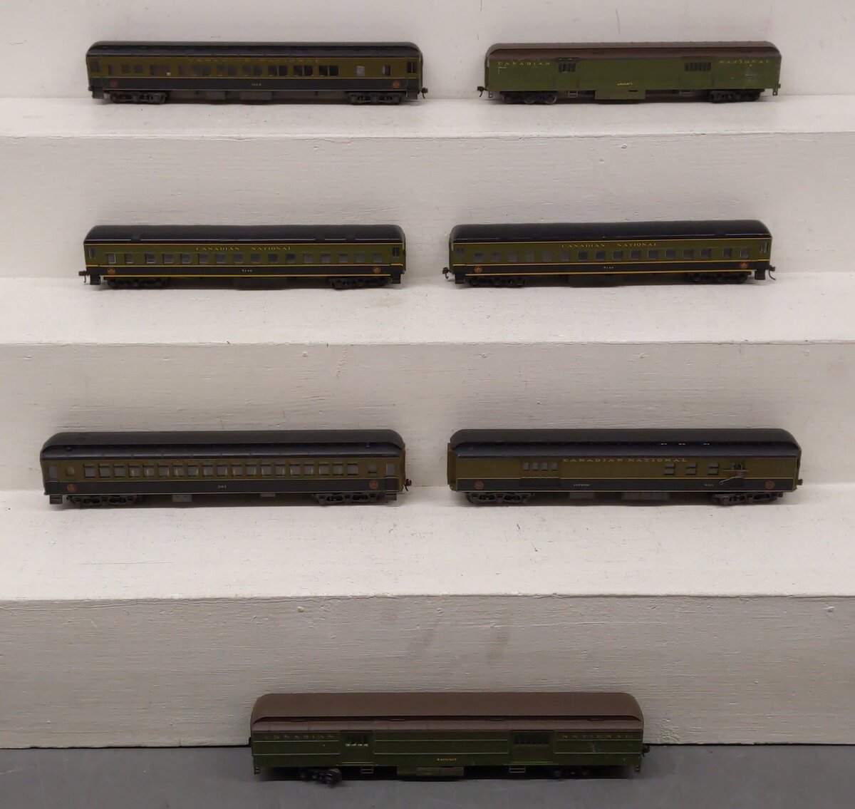 Assorted HO Scale Canadian National Passenger Cars [7] VG