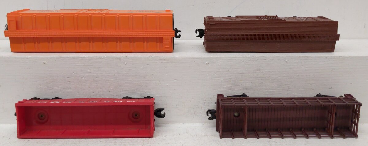 Lionel O Gauge Assorted Freight Cars: 6587, 9340, 7309, & 459401  [4] VG