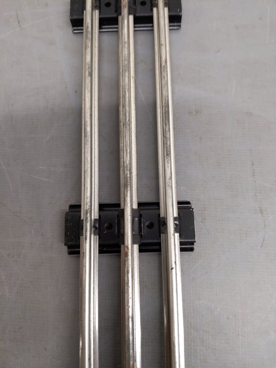 Lionel 6-65024 O27 35" Long Tubular Straight Track Sections (7) VG