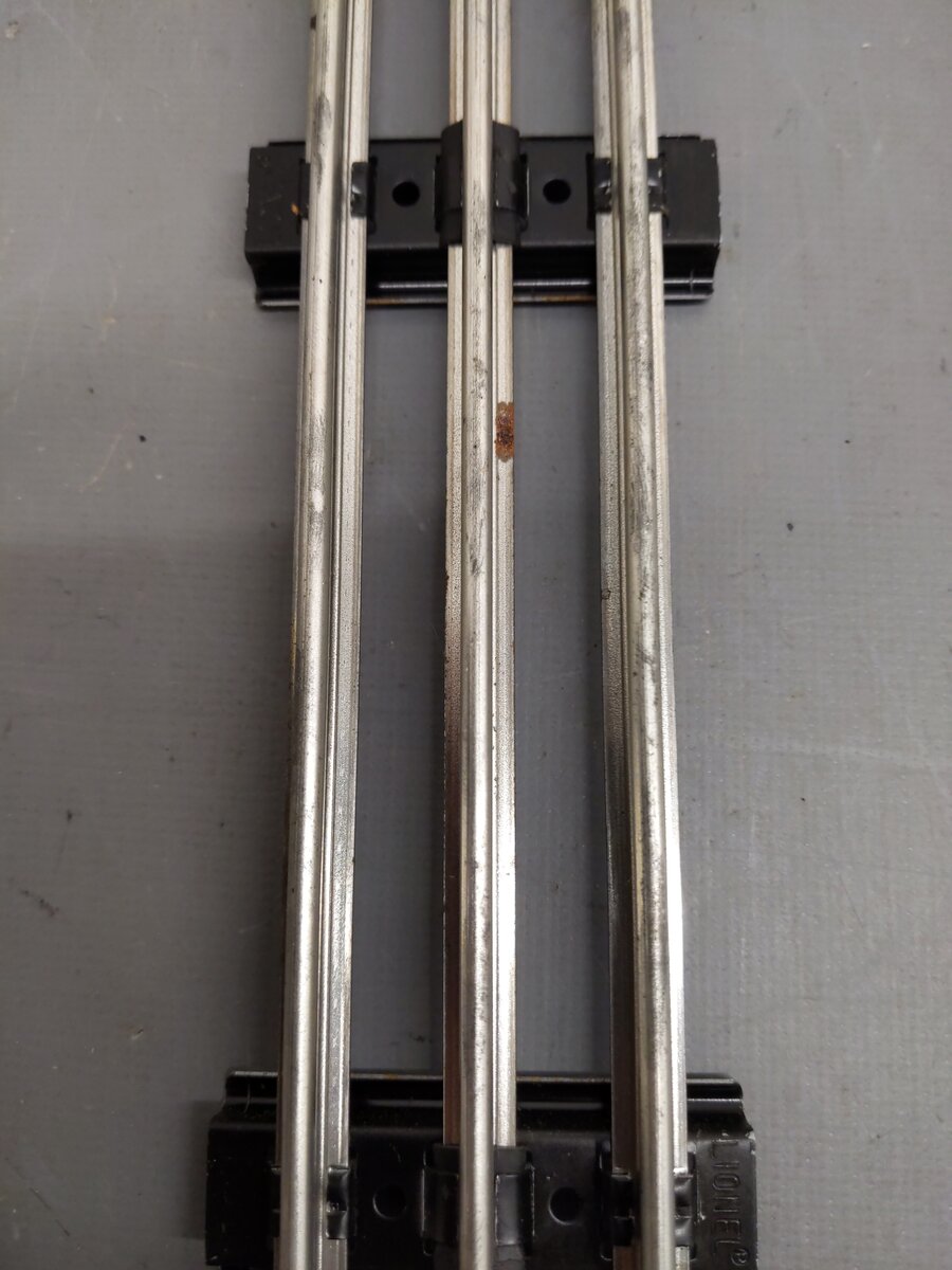 Lionel 6-65024 O27 35" Long Tubular Straight Track Sections (7) VG