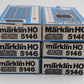 Marklin 5146 HO Scale M Track Straight Switch Track Sections [6] EX/Box