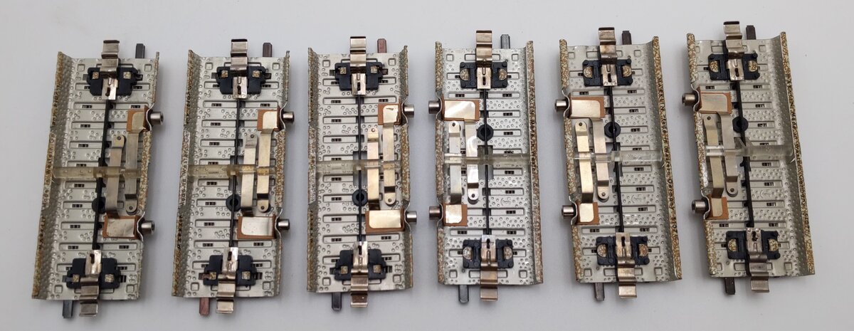 Marklin 5146 HO Scale M Track Straight Switch Track Sections [6] EX/Box