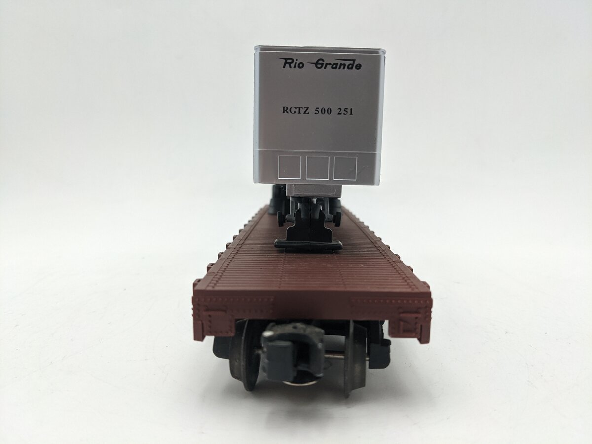 Lionel 6-17888 O Gauge LCCA-1991 Conrail Flatcar with Rio Grande Trailer #17888 EX