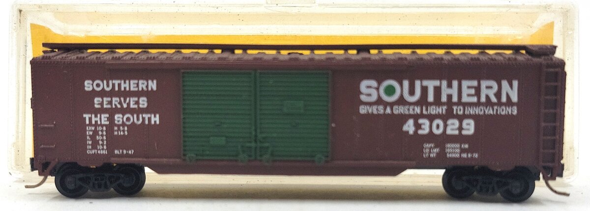 Atlas 3612 N Scale Southern 50' Box Car #43029 LN/Box