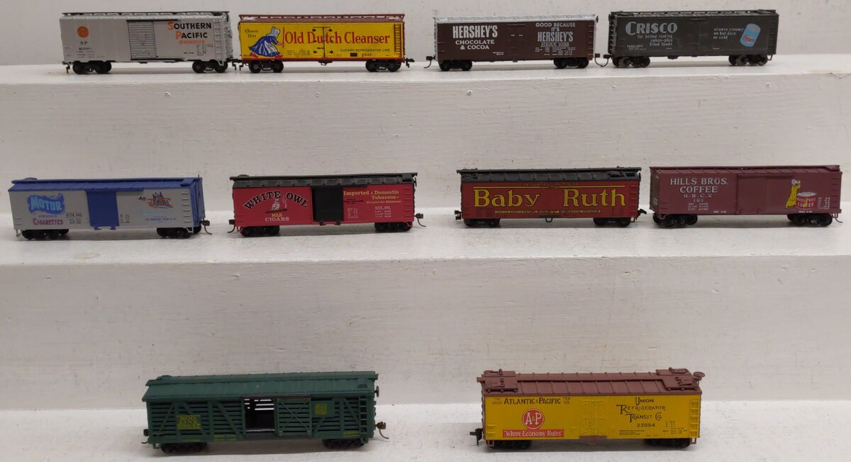 Tyco & Other HO Assorted Freight Cars [10] EX