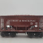 Lionel 6-19323 O Gauge Detroit & Mackinac Ore Car with Ore Load EX/Box