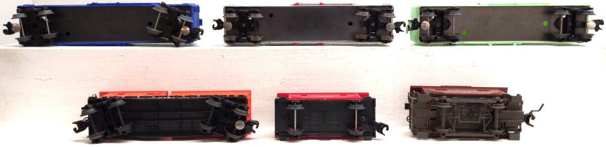 Lionel & Atlas Assorted O Gauge Freight Cars [6] VG