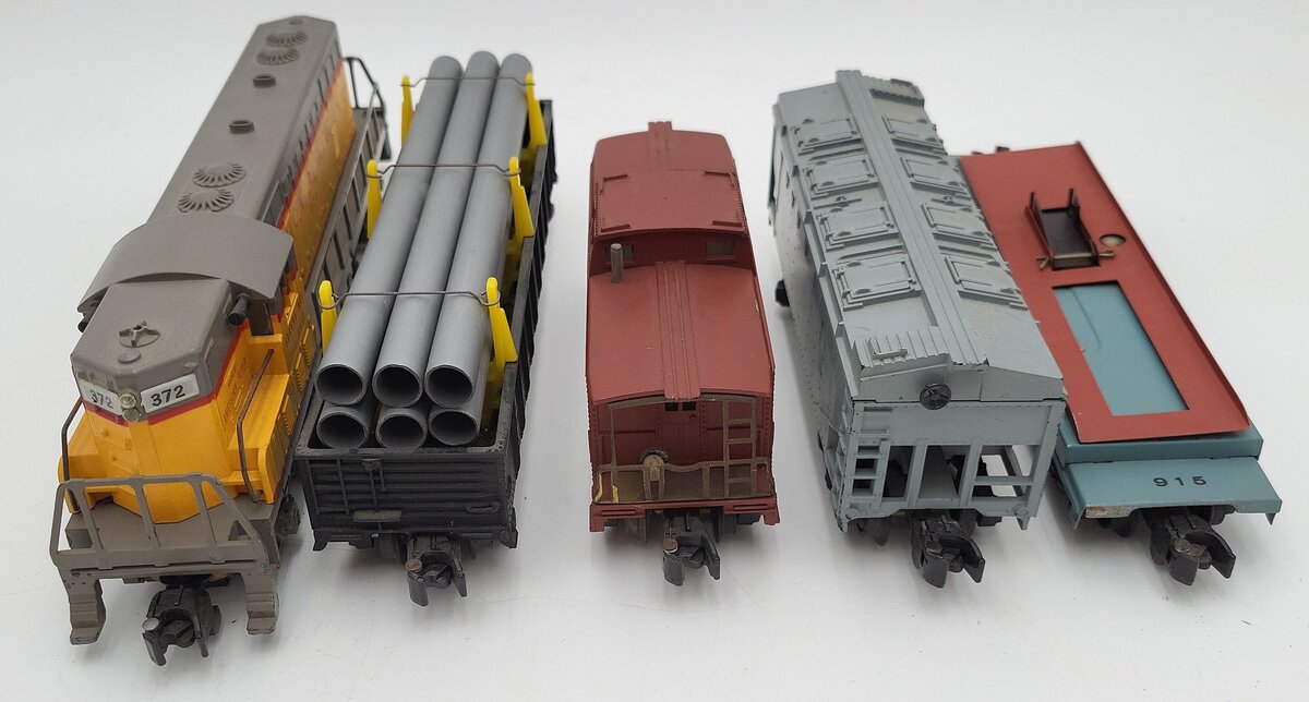 American Flyer 5520T Vintage S GM UP Freight Set - RARE! VG/Box