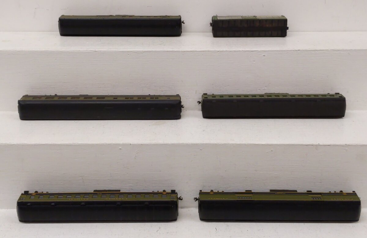 Assorted HO Scale Passenger and Freight Cars [6] VG