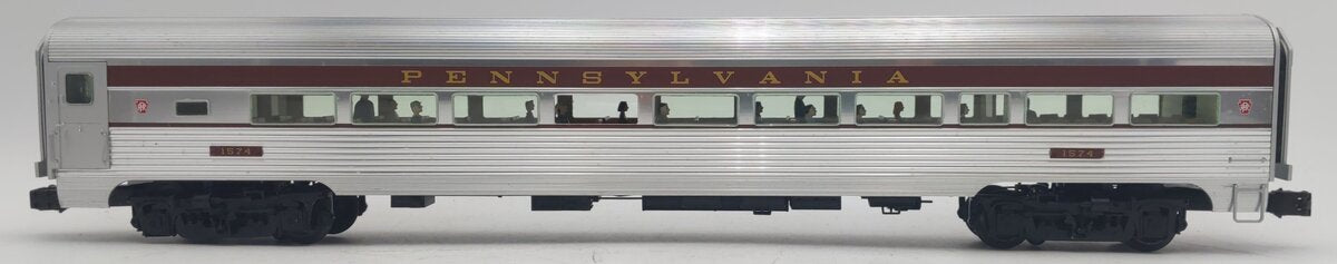 Lionel O-Gauge Pennsylvania Aluminum Coach Car #1574 EX