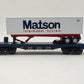 Lionel 6-19474 O Louisville & Nashville Flatcar W/Matson Trailer #6424 EX