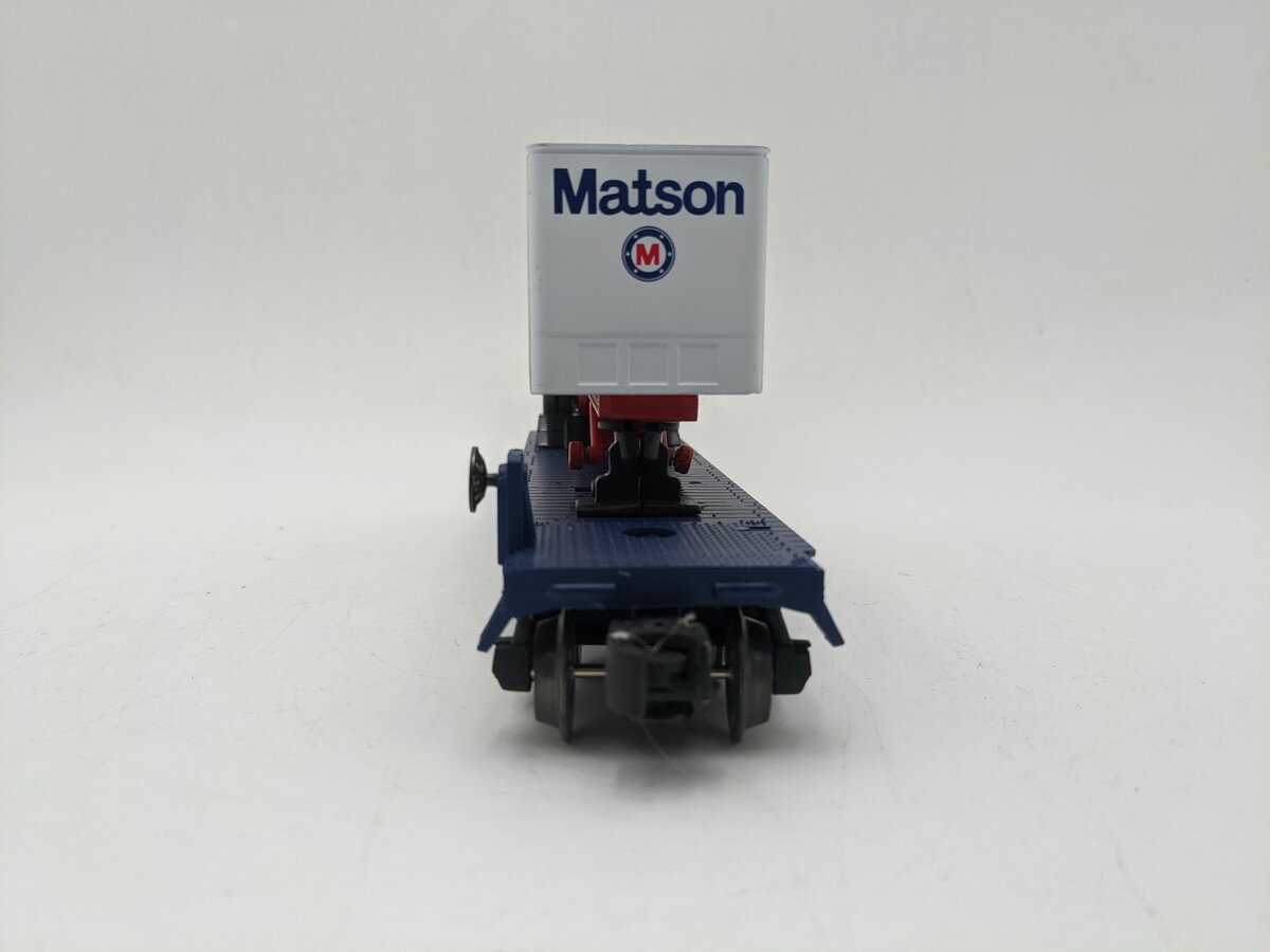 Lionel 6-19474 O Louisville & Nashville Flatcar W/Matson Trailer #6424 EX