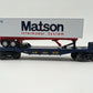 Lionel 6-19474 O Louisville & Nashville Flatcar W/Matson Trailer #6424 EX