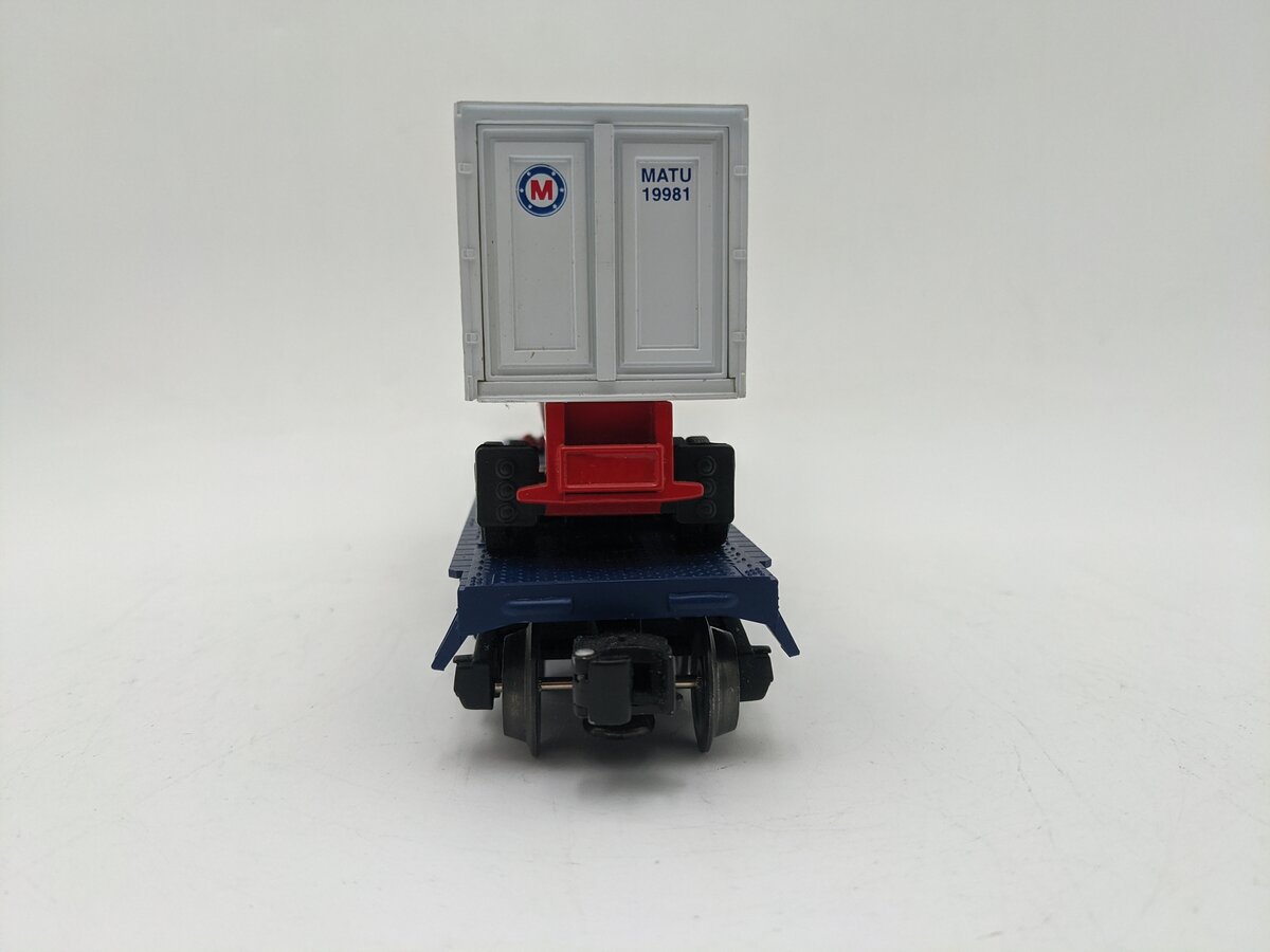 Lionel 6-19474 O Louisville & Nashville Flatcar W/Matson Trailer #6424 EX