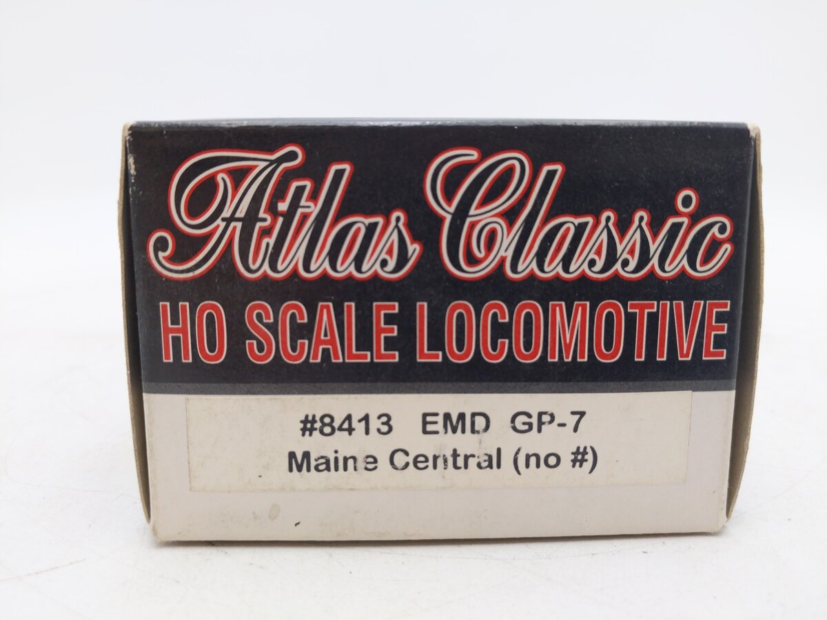Atlas 8413 HO Scale Maine Central EMD GP-7 Diesel Locomotive EX/Box