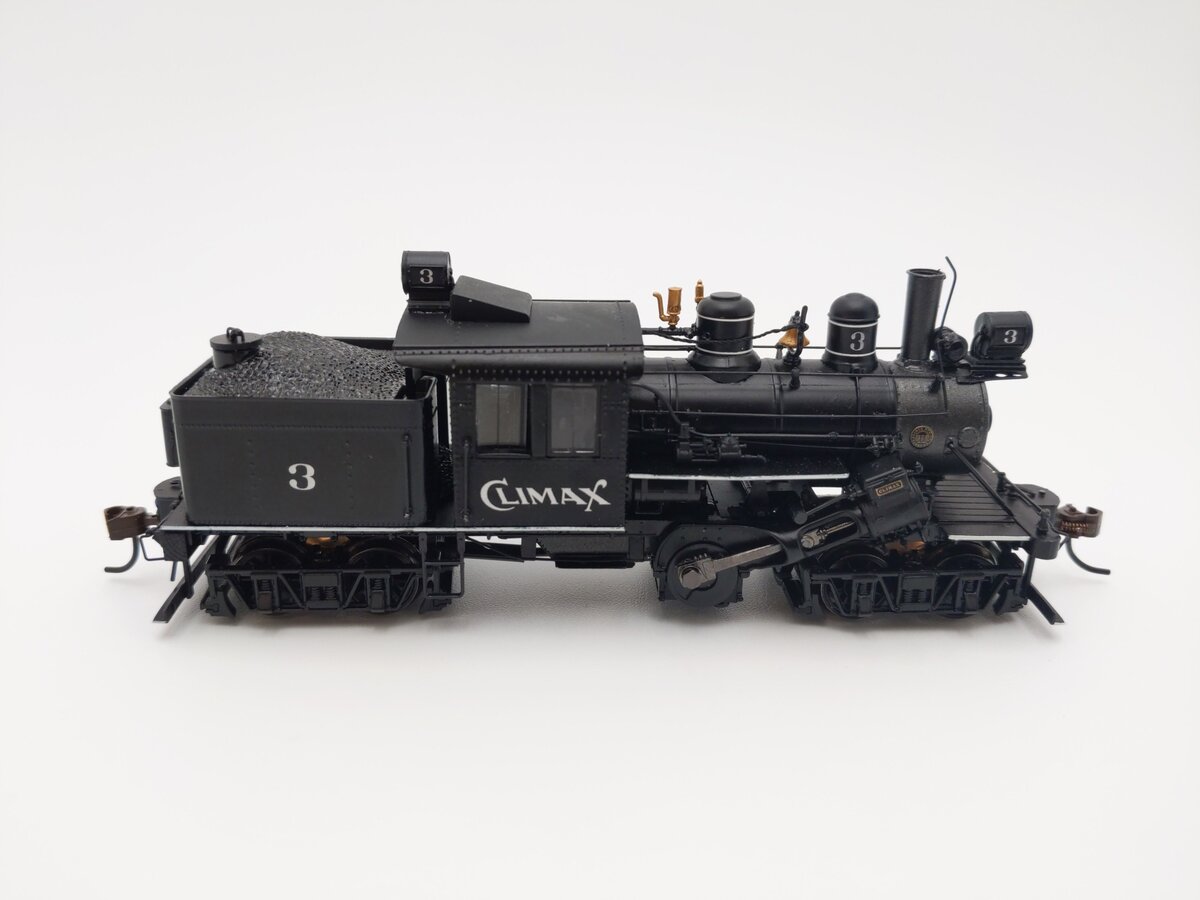 Bachmann 80603 HO Climax 50-ton Two-Truck Climax #3  EX/Box