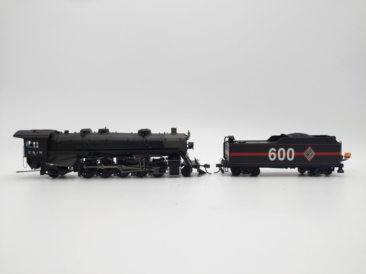 Bachmann 83302 HO Chicago & Illinois Midland 2-10-2 Steam Locomotive #600 w/DCC EX/Box