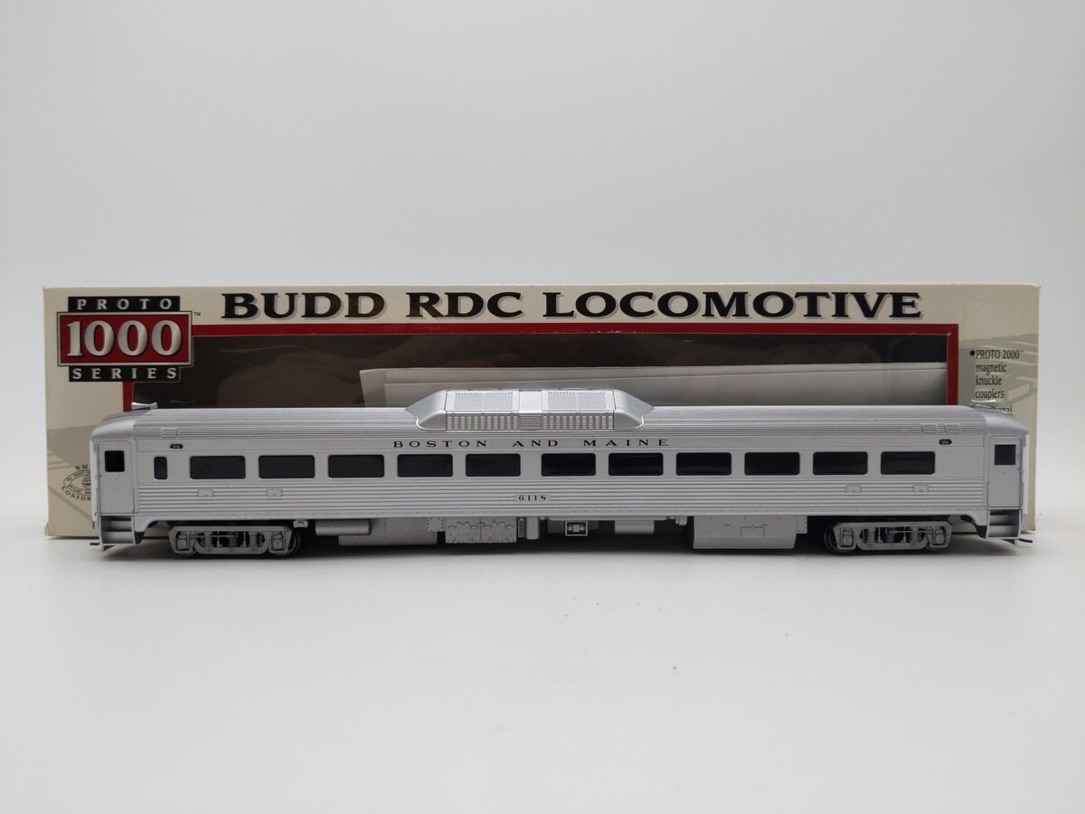 Proto 1000 30586 HO Scale Boston & Maine Budd RDC Passenger Locomotive #6118 EX/Box