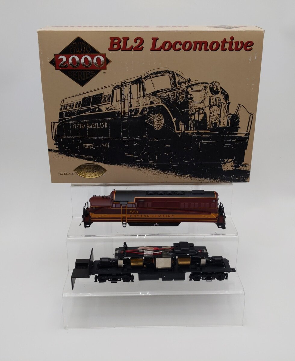 Proto 2000 8354 HO Boston And Maine Diesel Locomotive #1553 EX/Box
