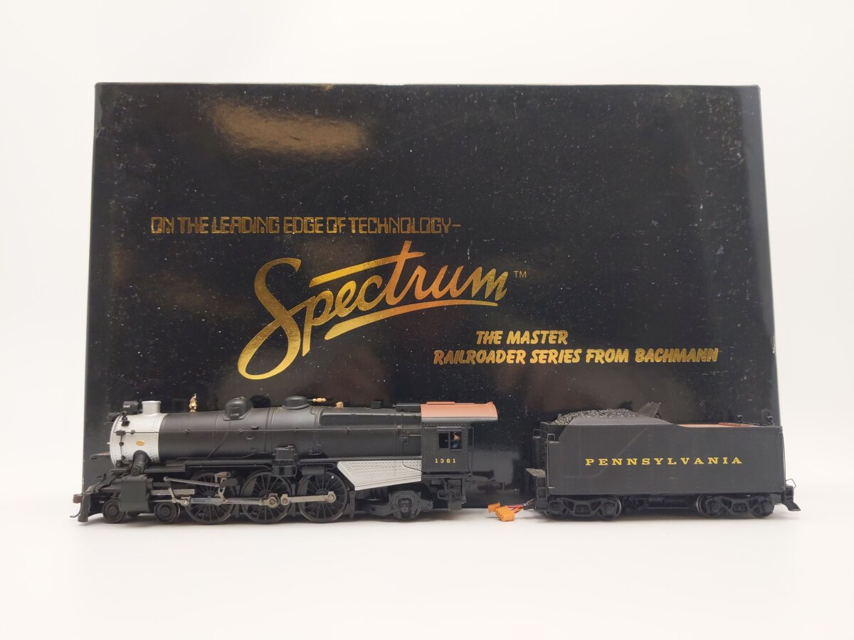 Bachmann Spectrum 84014 HO PRR K4 4-6-2 Pacific Steam Loco & Tender #1361 w DCC EX/Box