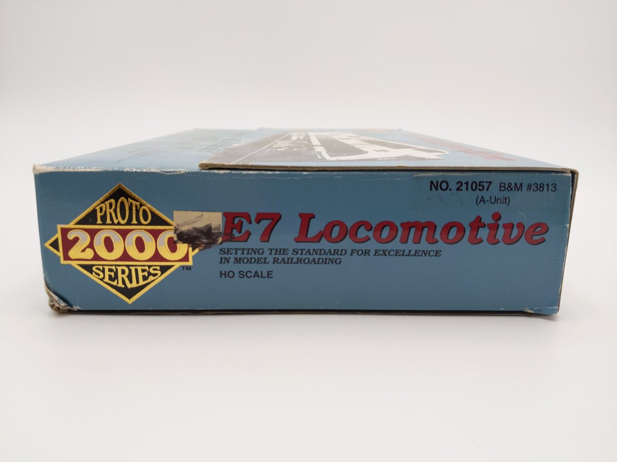 Proto 2000 21057 HO Scale Boston & Maine E7 Diesel Locomotive #3813 EX/Box