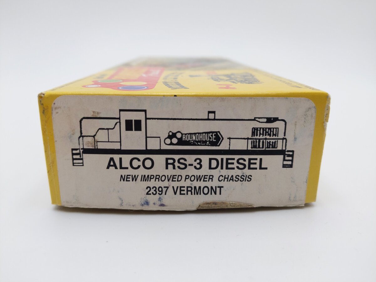 Roundhouse 2397 HO Vermont Railway RS-3 Diesel Locomotive #605 EX/Box