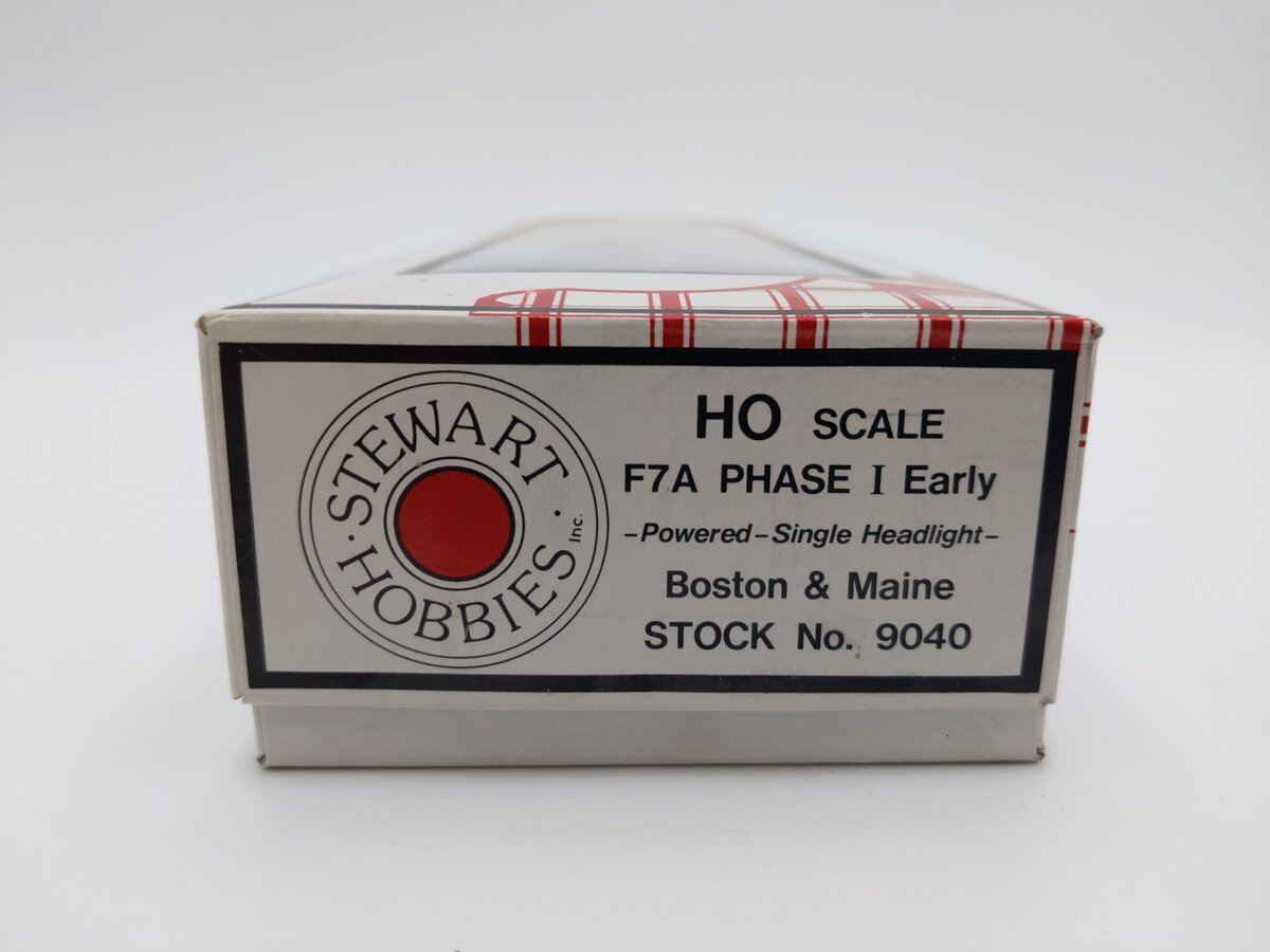 Stewart Hobbies 9040 HO Scale Boston Maine F7A Diesel Locomotive EX/Box