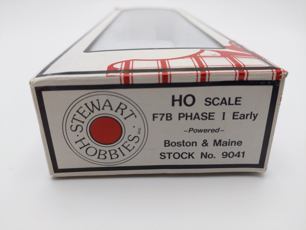 Stewart 9041 HO Scale Boston Maine F7B Diesel Locomotive #4265B EX/Box