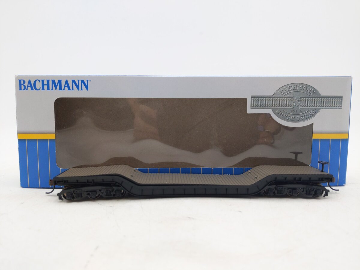 Bachmann 18349 HO 52' Center-Depressed Flat Car with No Load EX/Box