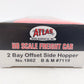 Atlas 1862 HO Scale B&M 2 Bay Offset Side Hopper #7119 EX/Box